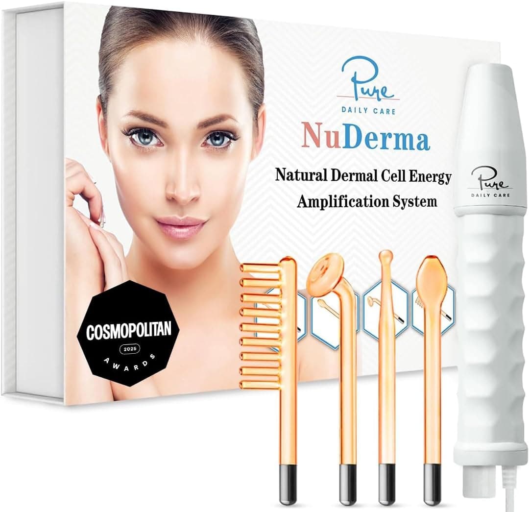 Pure Daily Care NuDerma Handheld Skin Therapy Wand Review: Professional At-Home High Frequency Treatment
