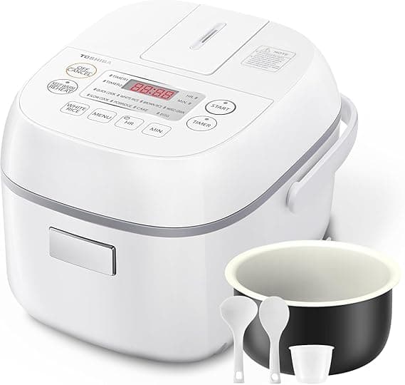 TOSHIBA Rice Cooker Small 3 Cup Review: Compact Cooking for Small Households