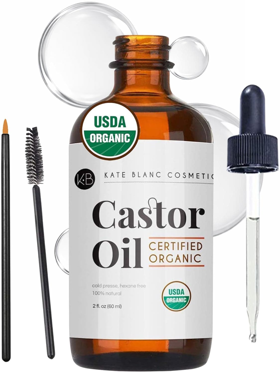 Kate Blanc Cosmetics Castor Oil Review: Multi-Purpose Beauty Oil for Hair and Lashes