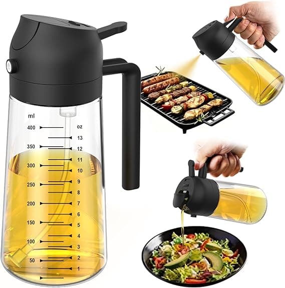 TrendPlain 16oz Glass Olive Oil Sprayer Review: A Kitchen Game-Changer for Healthy Cooking