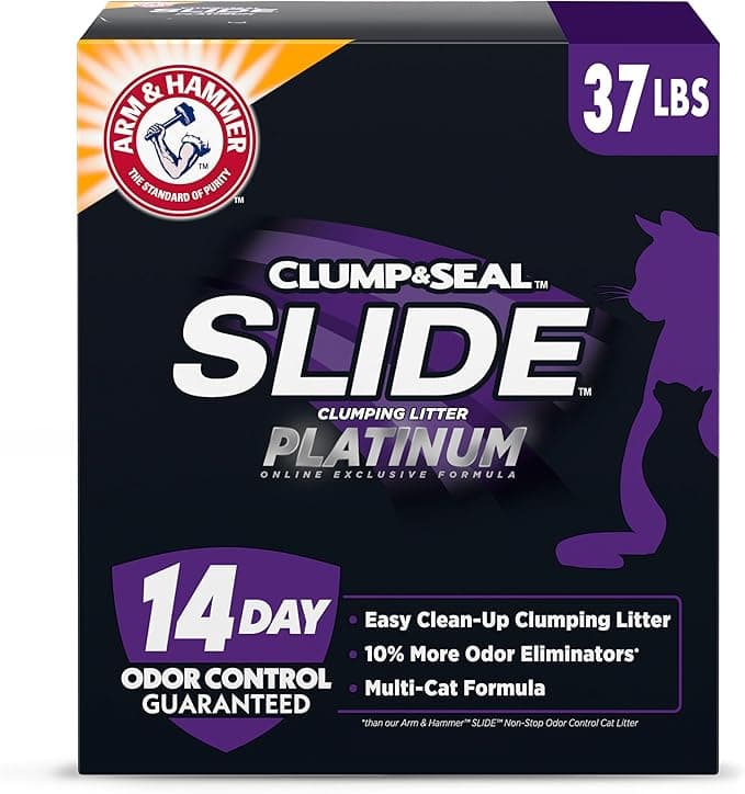 ARM & HAMMER Clump & Seal SLIDE Platinum Multi-Cat Litter Review: Does the Easy Clean Technology Really Work?