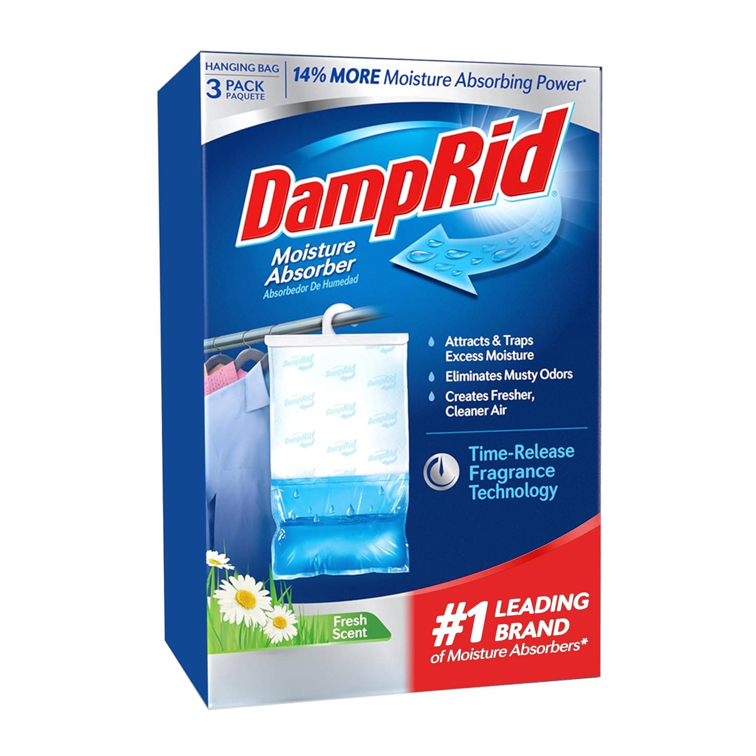 DampRid Fresh Scent Hanging Moisture Absorber 16 oz. 3-Pack Review