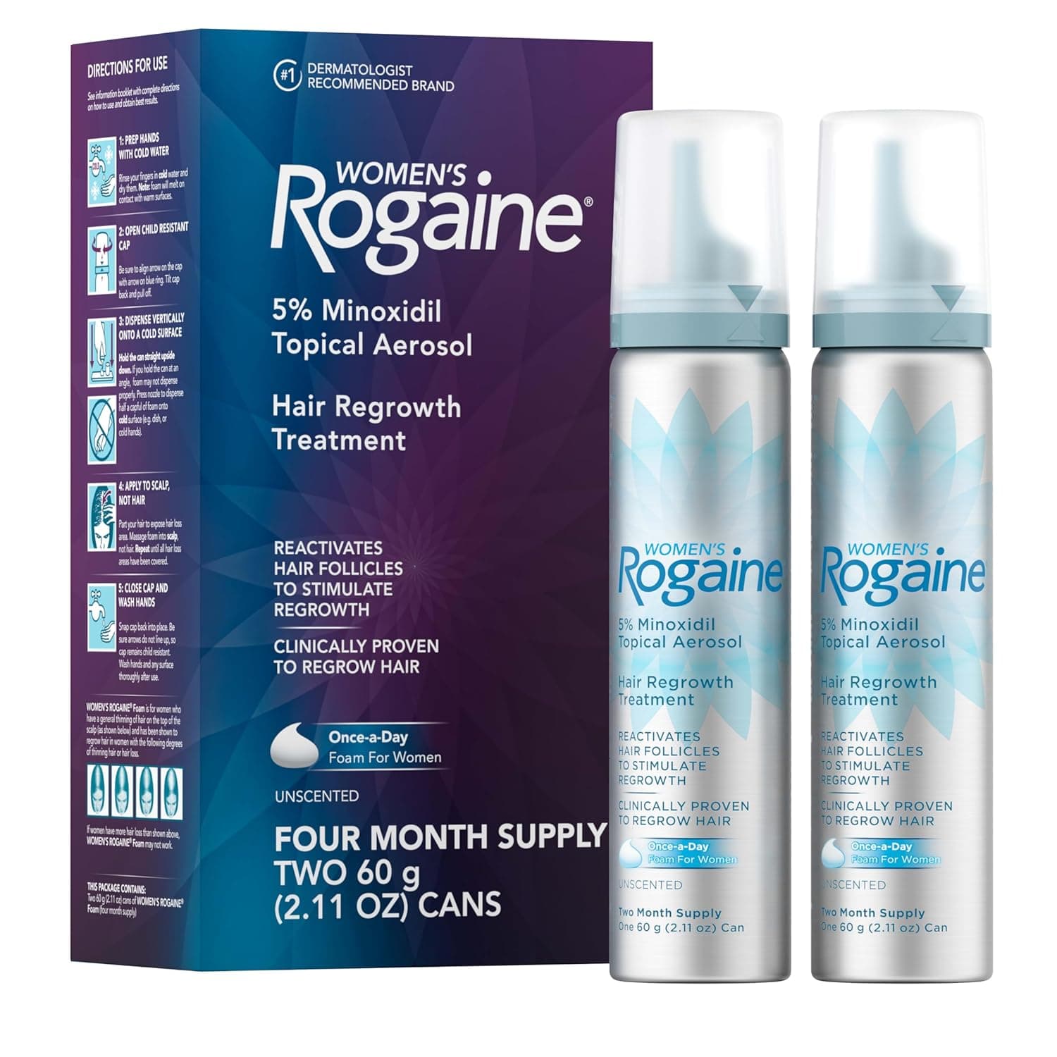 Rogaine for Women 5% Minoxidil Foam Review: Clinically Proven Hair Growth Treatment