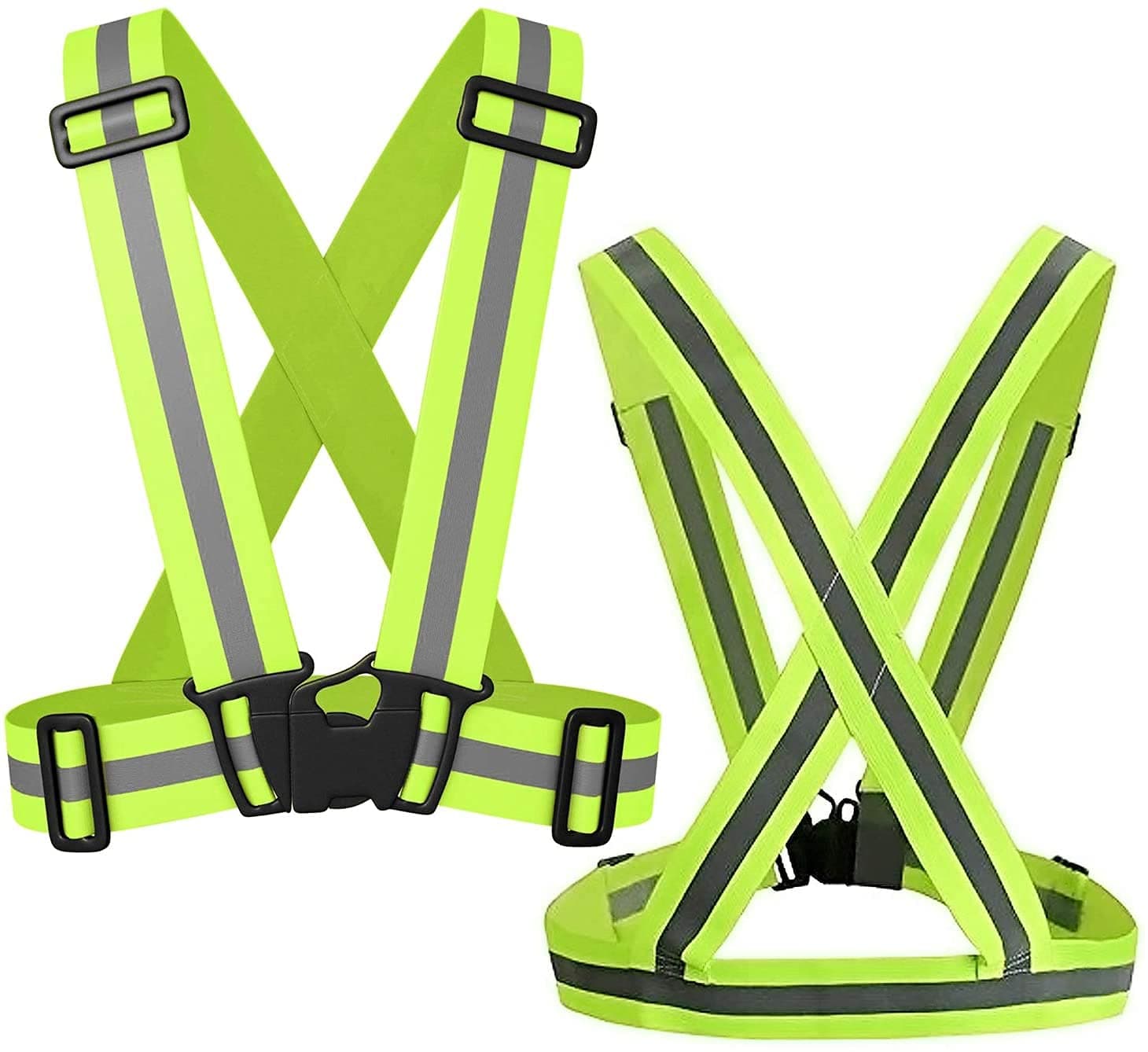 2Pcs VTECHOLOGY Reflective Safety Vests Review: Budget Hi-Vis for Work, Running & Cycling