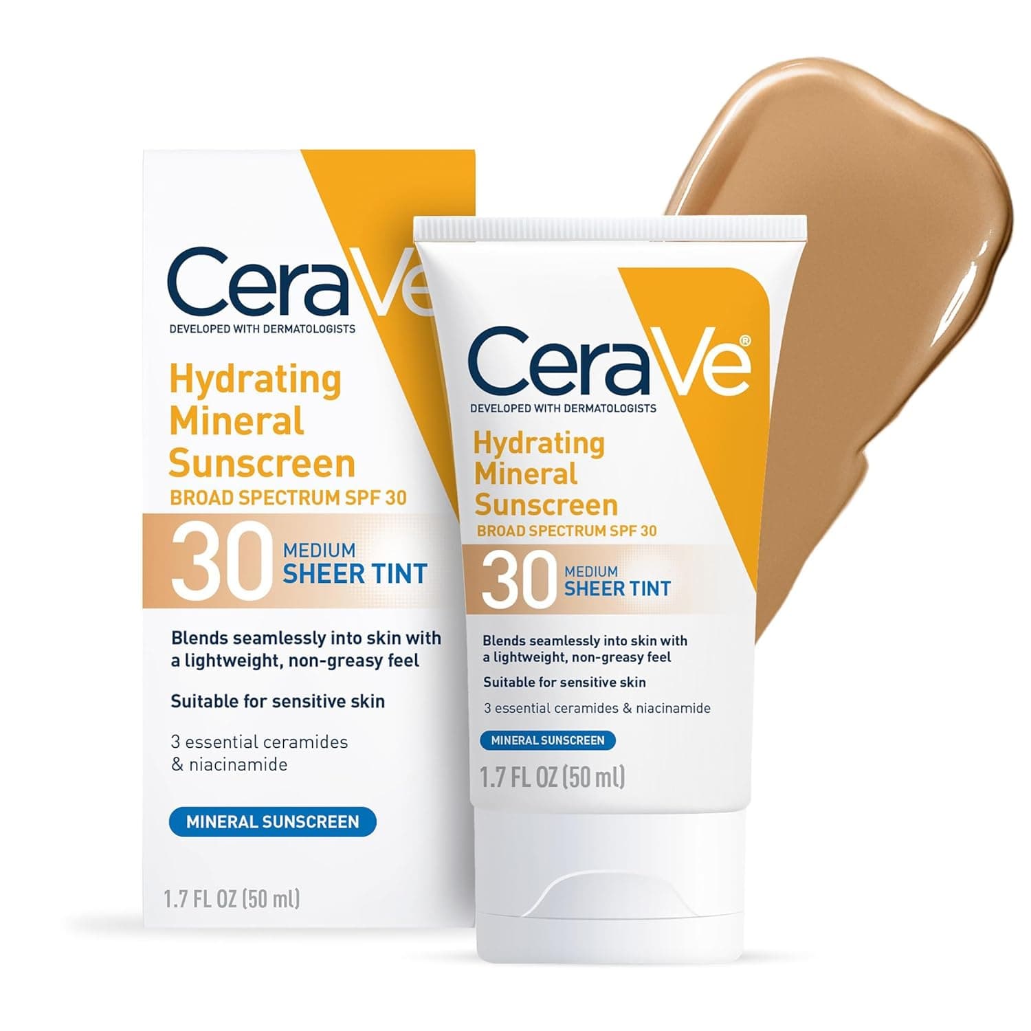 CeraVe Hydrating Mineral Sunscreen SPF 30 with Sheer Tint Review