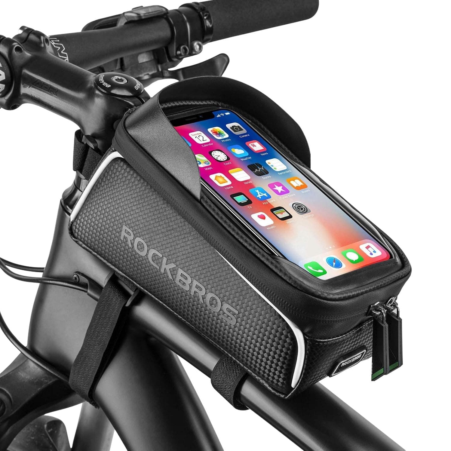 ROCKBROS Bike Phone Frame Bag Review: Practical, Affordable, and Surprisingly Waterproof